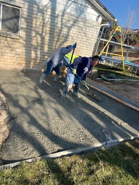 Concrete pouring