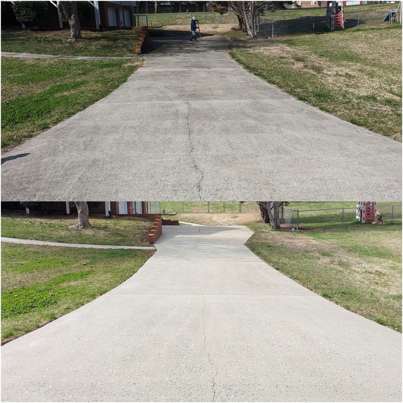 Driveway and Sidewalk Cleaning