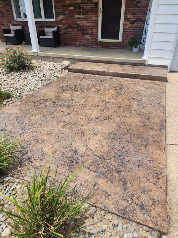 Stamped Concrete Installation
