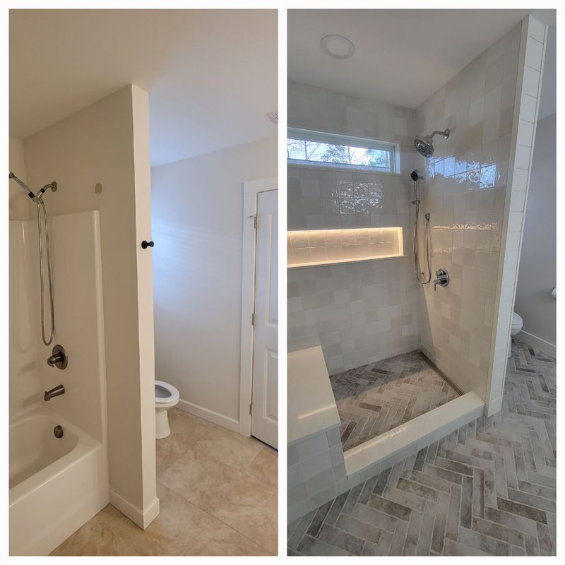 Transformative Bathroom Oasis on Briarcliff: A GVL Renovations Masterpiece