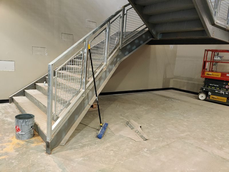 Structural Stair and Rail Erecting