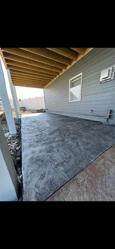 Stamped Concrete Installation