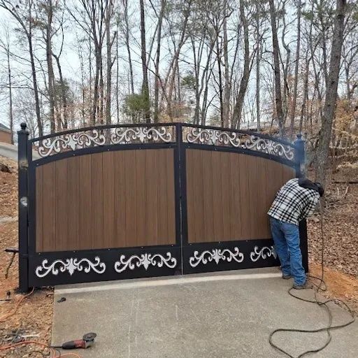 Elegance Fortified: Stunning Metal Gates by North Georgia Gate Company