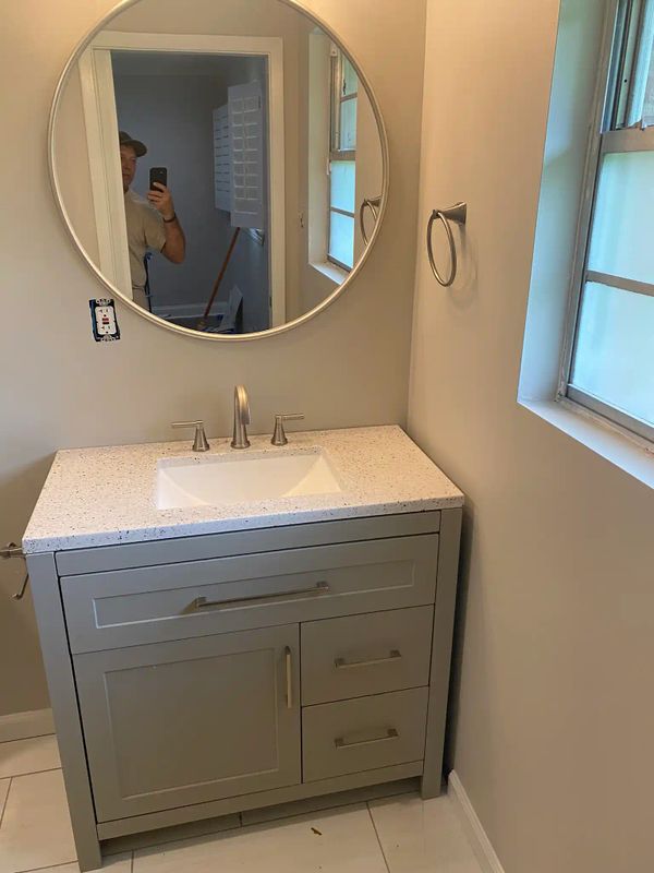 Tile installation 