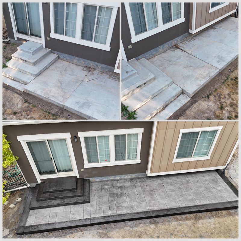 Stamped Concrete Installation