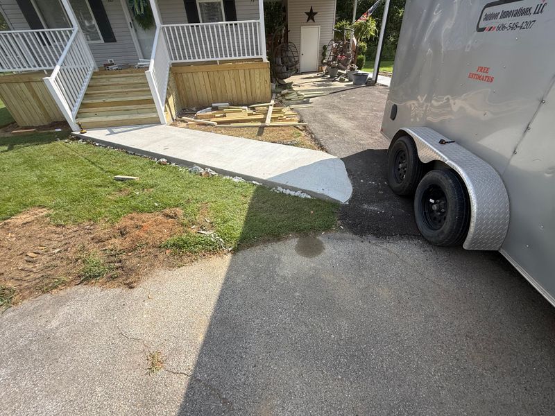 Sidewalk Installation