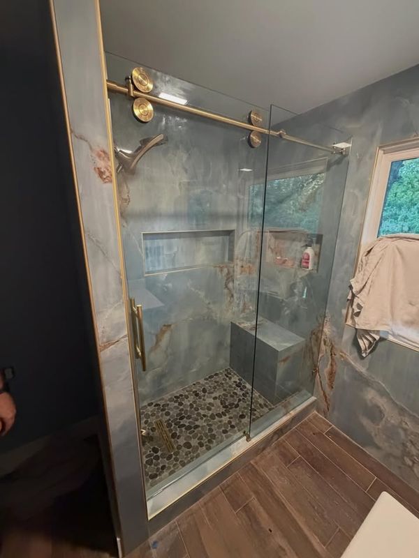 Shower Glass Installation