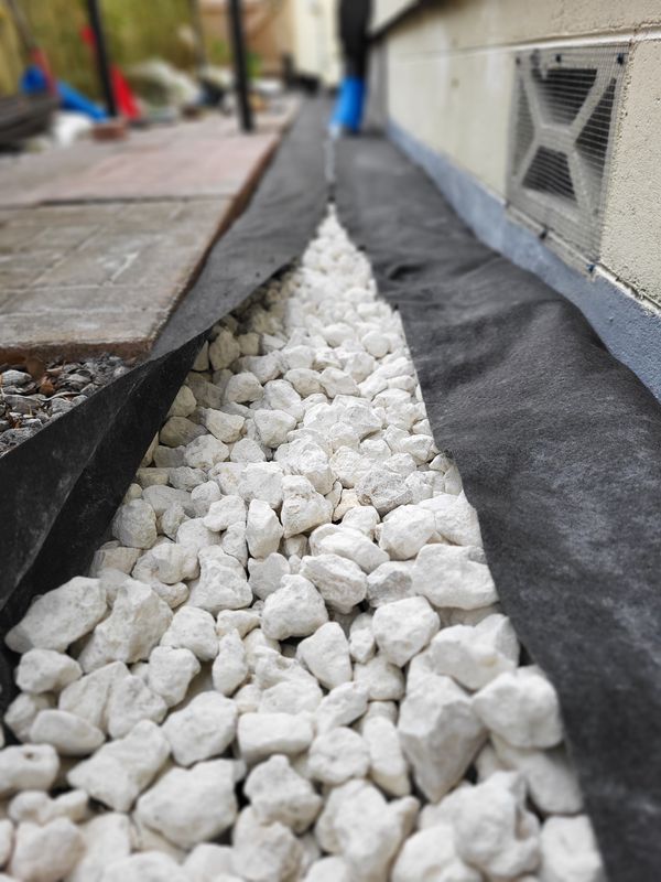 French Drain Installation