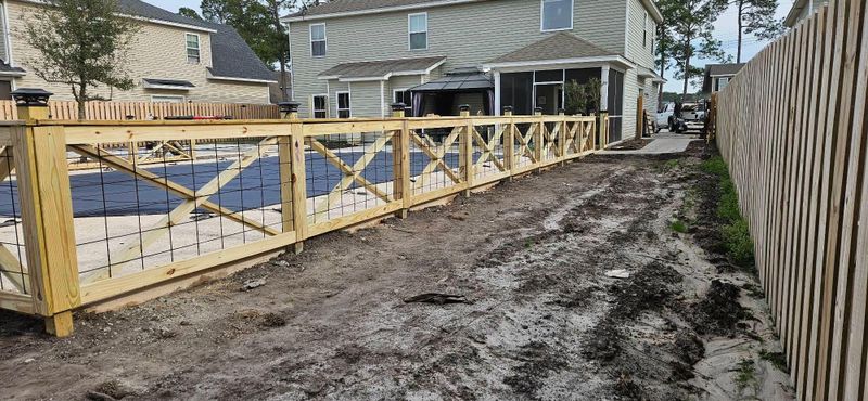 Wood Style Fences