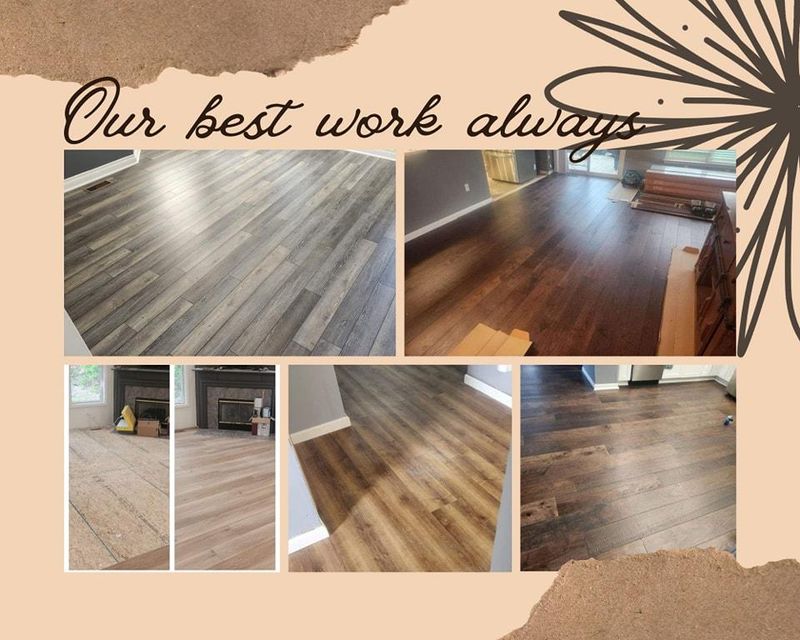 Vinyl flooring installations