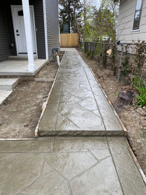 Stamped Concrete Installation