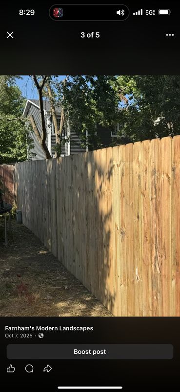 Wood and Vinyl Fences