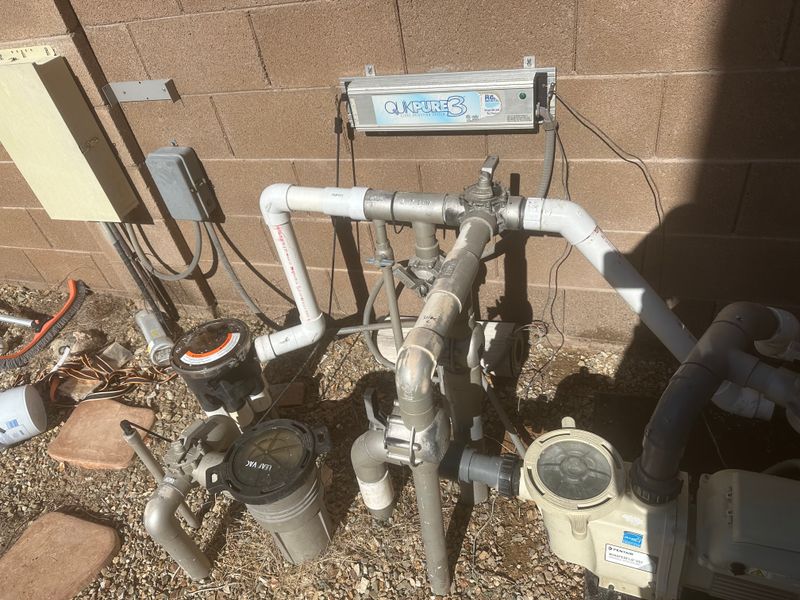 Swimming pool equipment repair