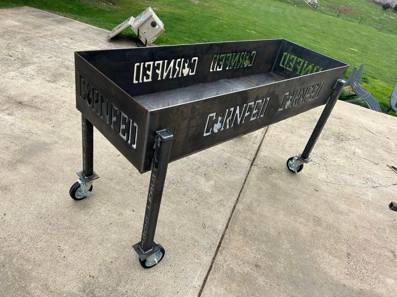 Mobile Live Fire Grill: Custom Fabrication with Industrial Flair