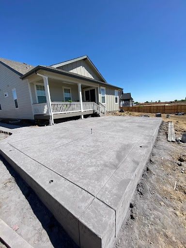 Stamped Concrete Installation