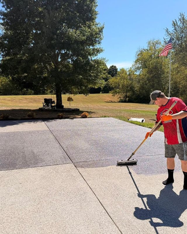 Exposed Aggregate & Concrete Cleaning and Sealing