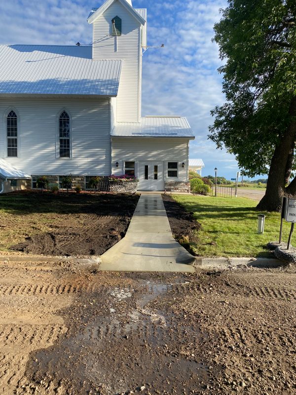 Patio and Driveways