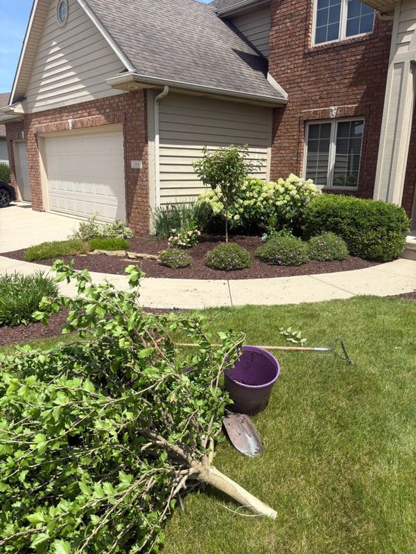 Mulch Bed Installation