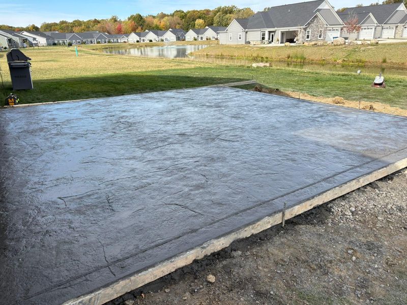 Stamped Concrete Installation