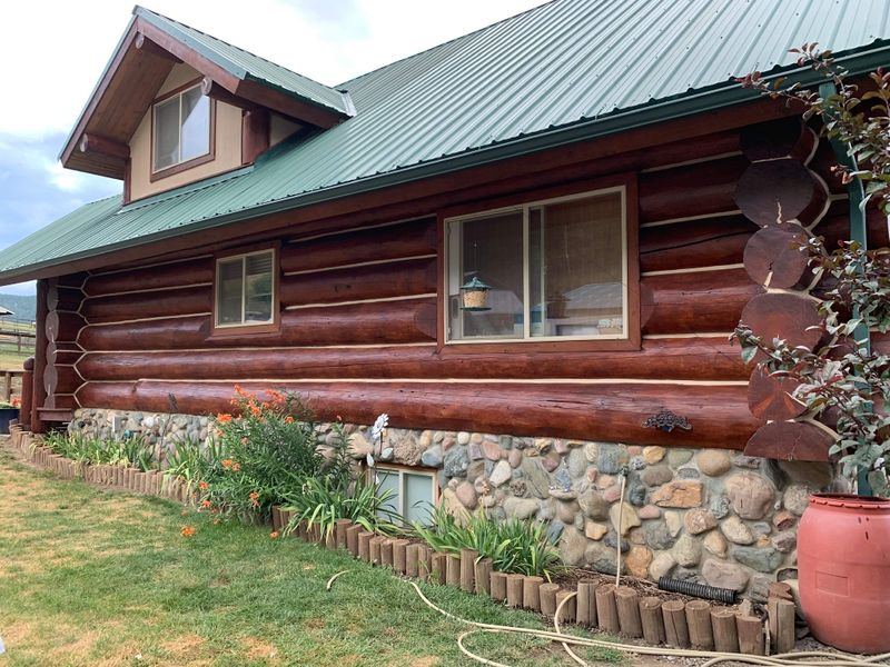Log Homes Refinishing