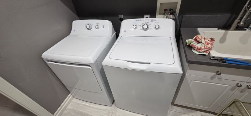 Washer & Dryer Hookup, TV Mounting & Light Install