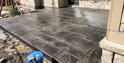 Stamped Concrete Installation