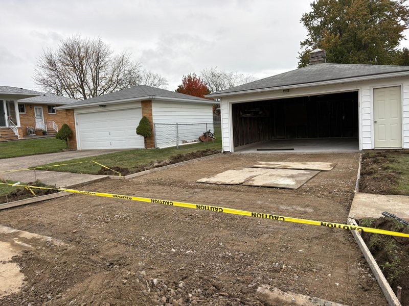 Driveway tear out and replacement