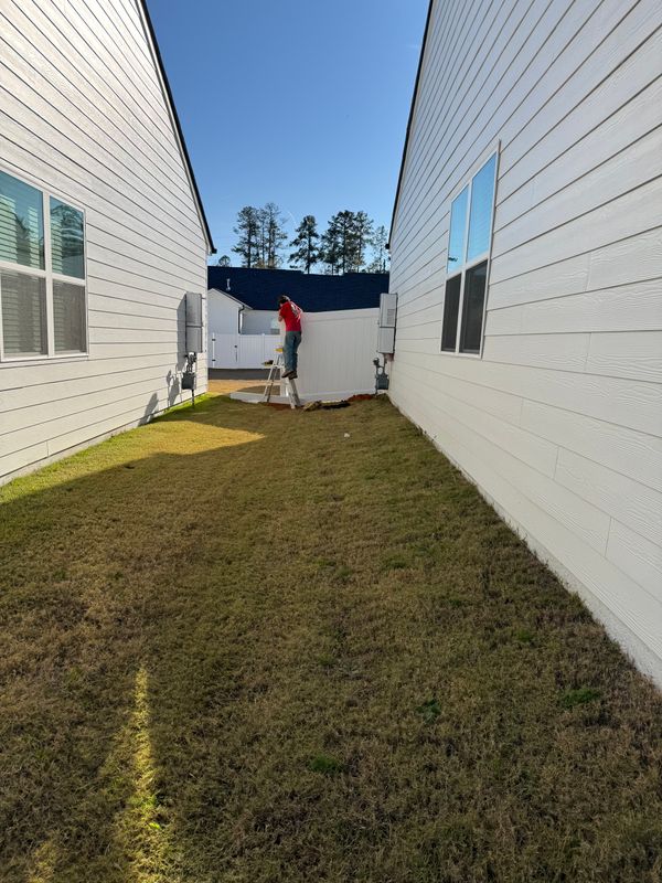 White Vinyl Fences