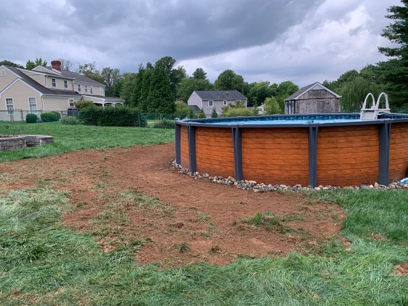 Above Ground Pool Excavation