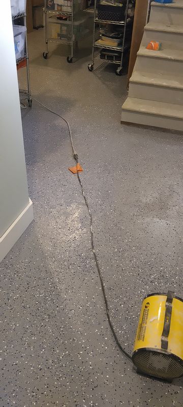 Epoxy floors and countertops
