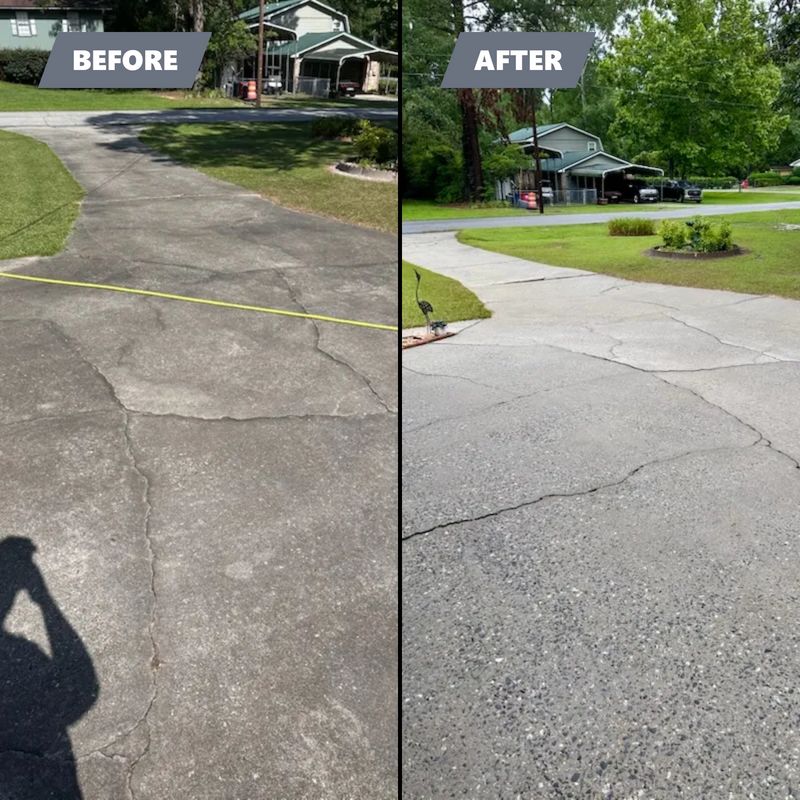 Driveway and Sidewalk Cleaning