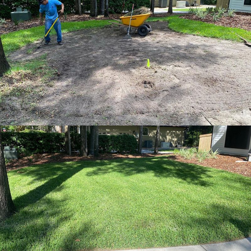 Outdoor Installations - Sod, Mulch, Rock, Pavers, Artificial Turf, Irrigation & Plants