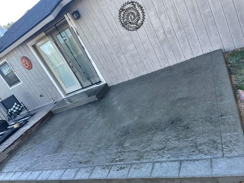 Stamped Concrete Installation
