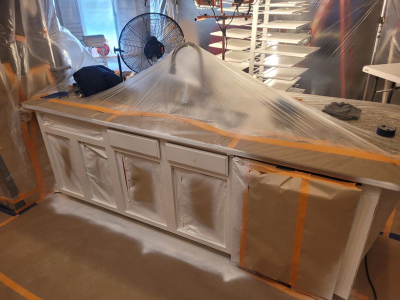 Kitchen Cabinet Repainting