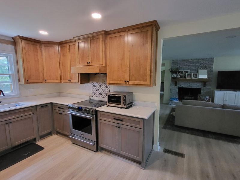 Kitchen with Custom Stain