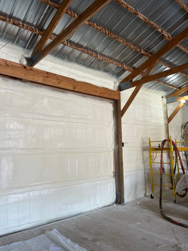 New Home Construction Spray Foam Insulation