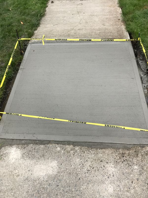 Sidewalk Installation