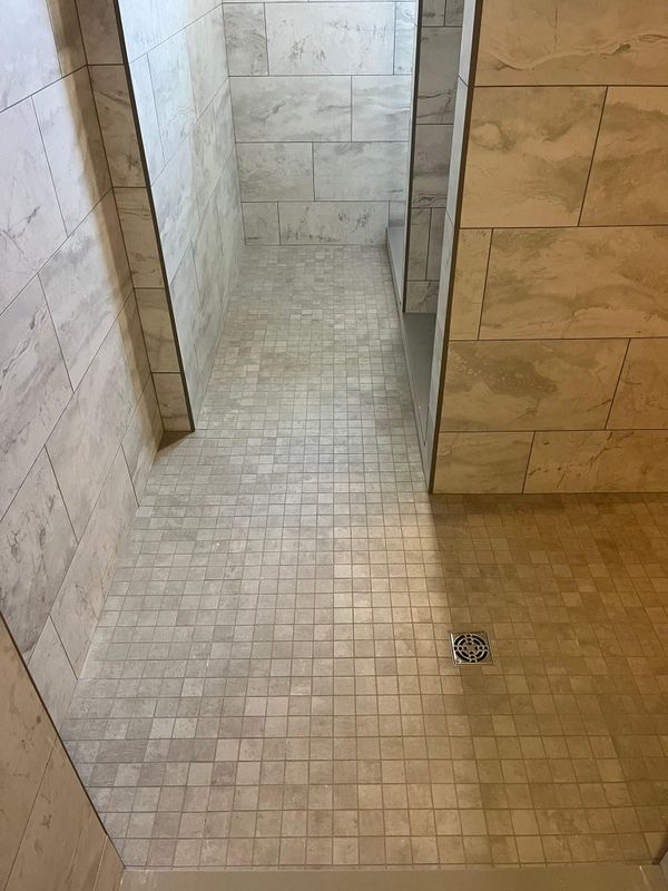 Tile installation