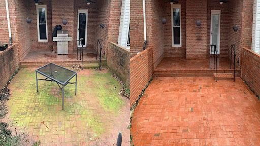 Paver stone patio Cleaning