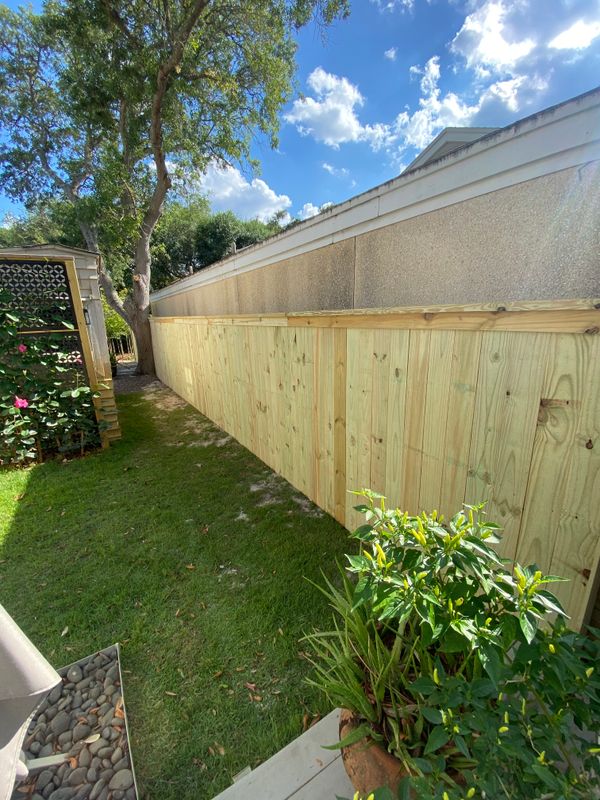 Wood Fence Installation