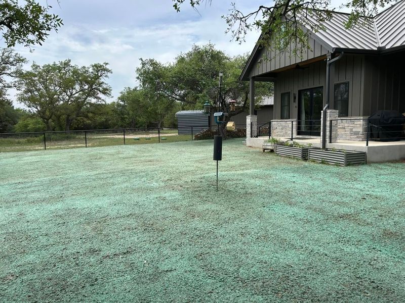 Pipeline right-of-way Hydro Mulching