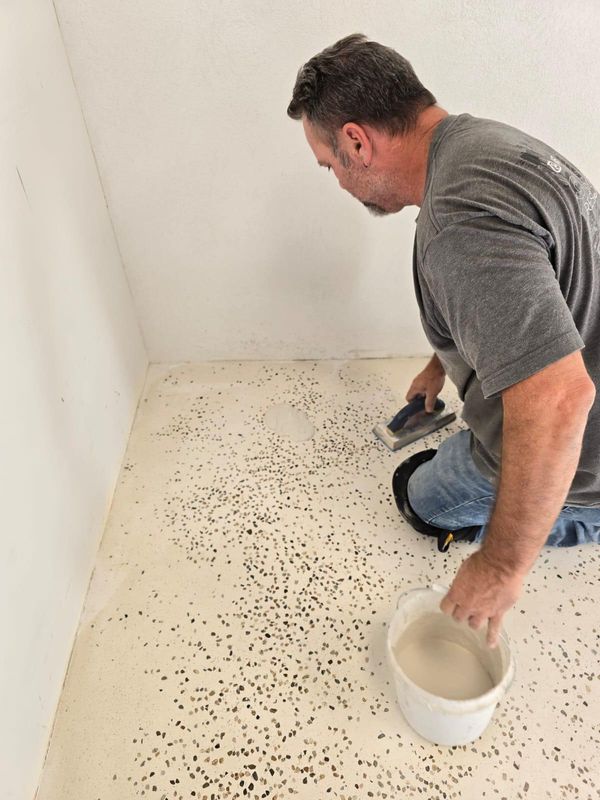 Cement Terrazo floor system