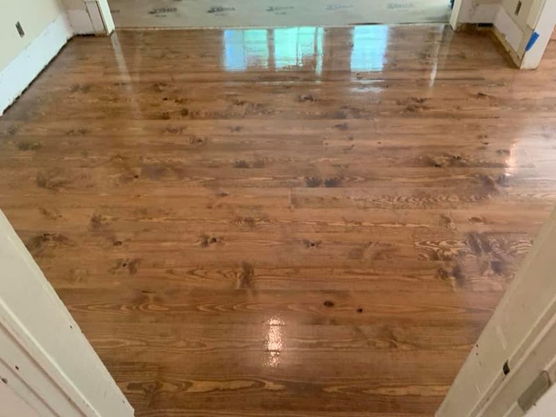 Solid hardwood installation