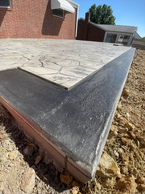 Stamped Concrete Installation