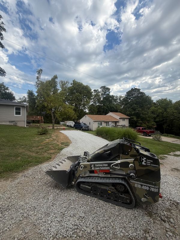 Transforming Driveways: Expert Gravel Installation by Cutting Edge Lawn Solutions