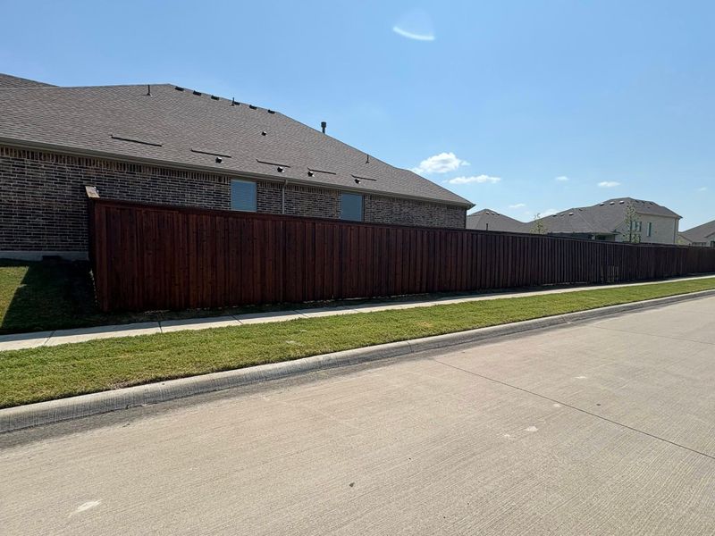 Fence Staining