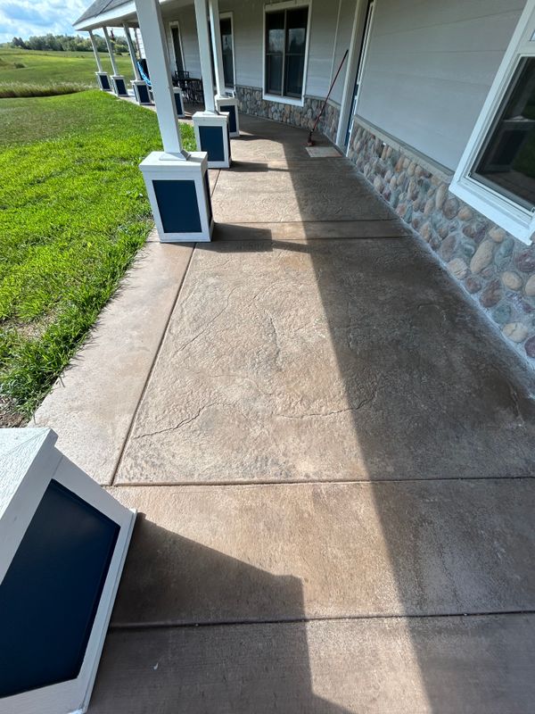 Stamped Concrete Installation