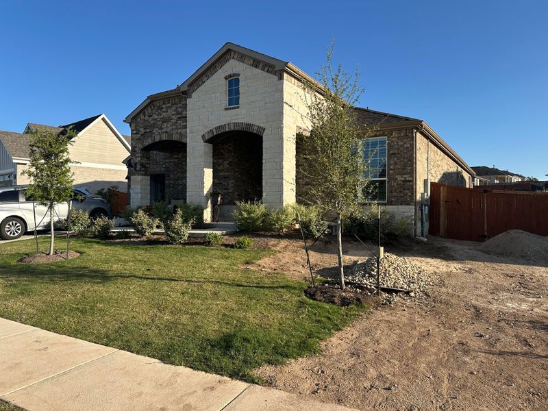 Stone Wall Installation
