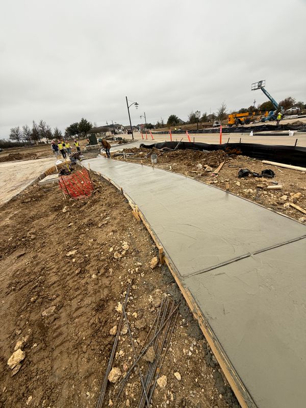 Concrete Walkway