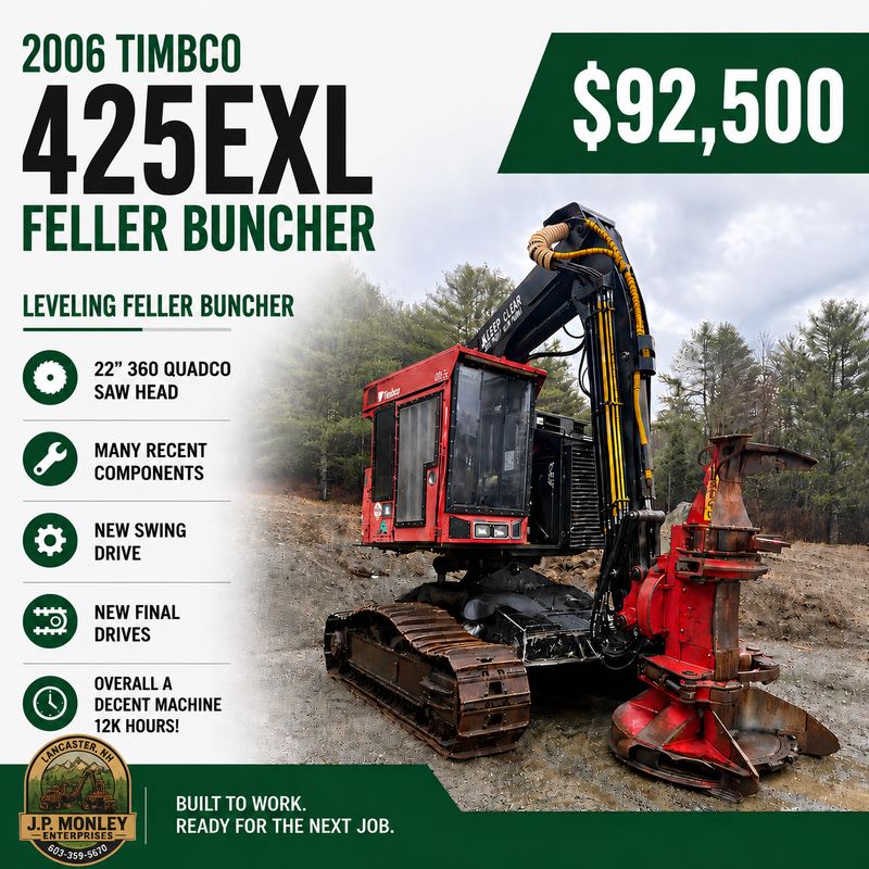 2006 Timbco 425exl Feller Buncher